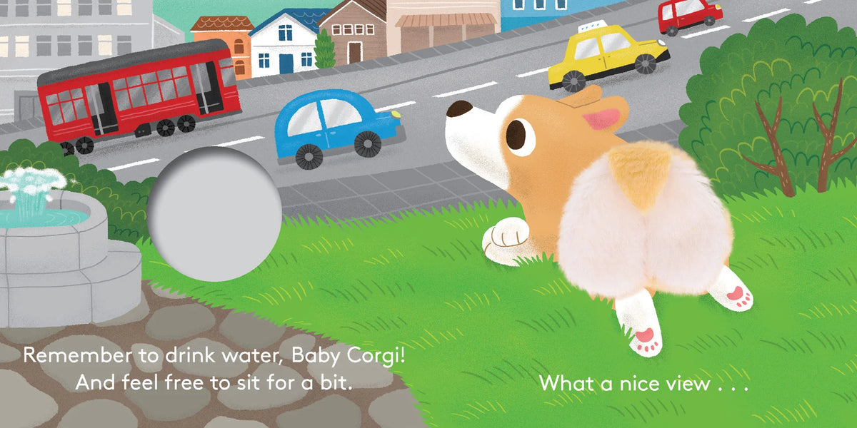 Baby Corgi Butt Finger Puppet Book