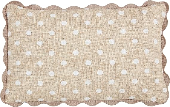 Mud Pie Be Our Guest Reversible Pattern Pillow