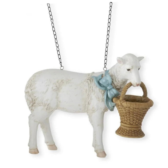 Resin Sheep w/ Basket for Arrow Holder