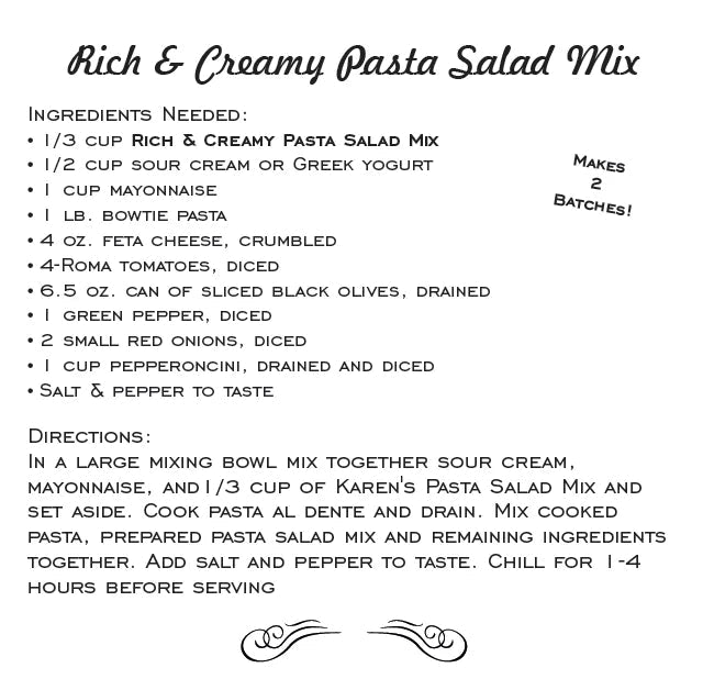 Rich & Creamy Pasta Salad Mix