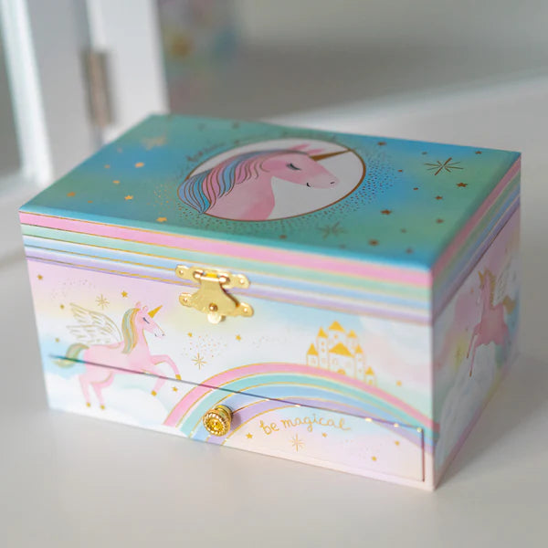 Unicorn Musical Jewelry Box w/ 1 Drawer