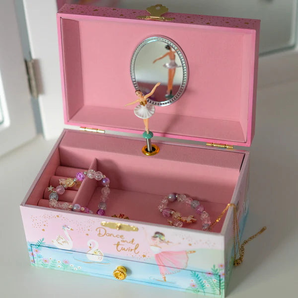 Ballerina Musical Jewelry Box w/ 1 Drawer