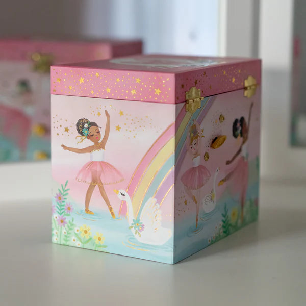 Ballerina Musical Jewelry Box w/ 2 Drawers