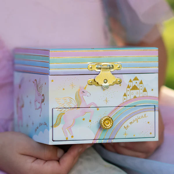 Sm Enchanted Unicorn Musical Jewelry Box