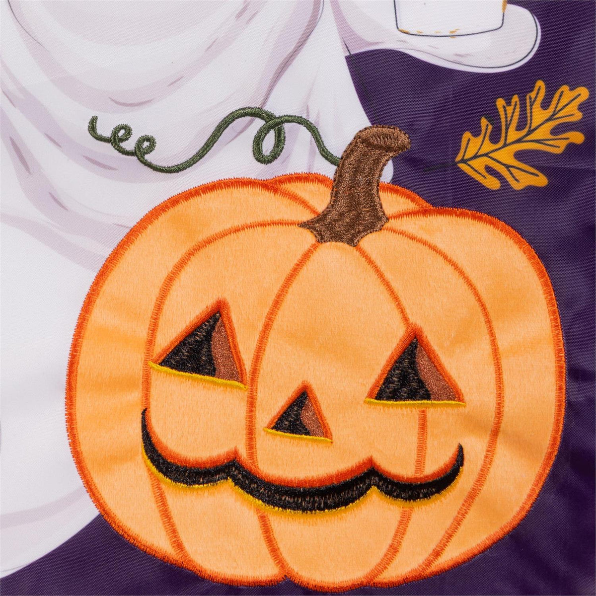Boo-Gee Ghost Applique Garden Flag