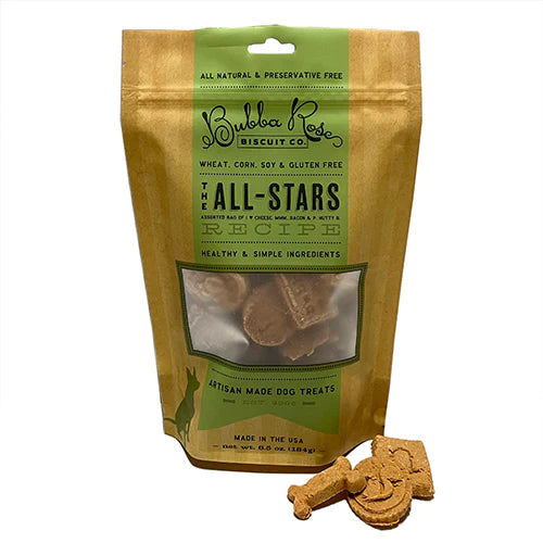 6.5oz. The All-Stars Dog Biscuit Bag