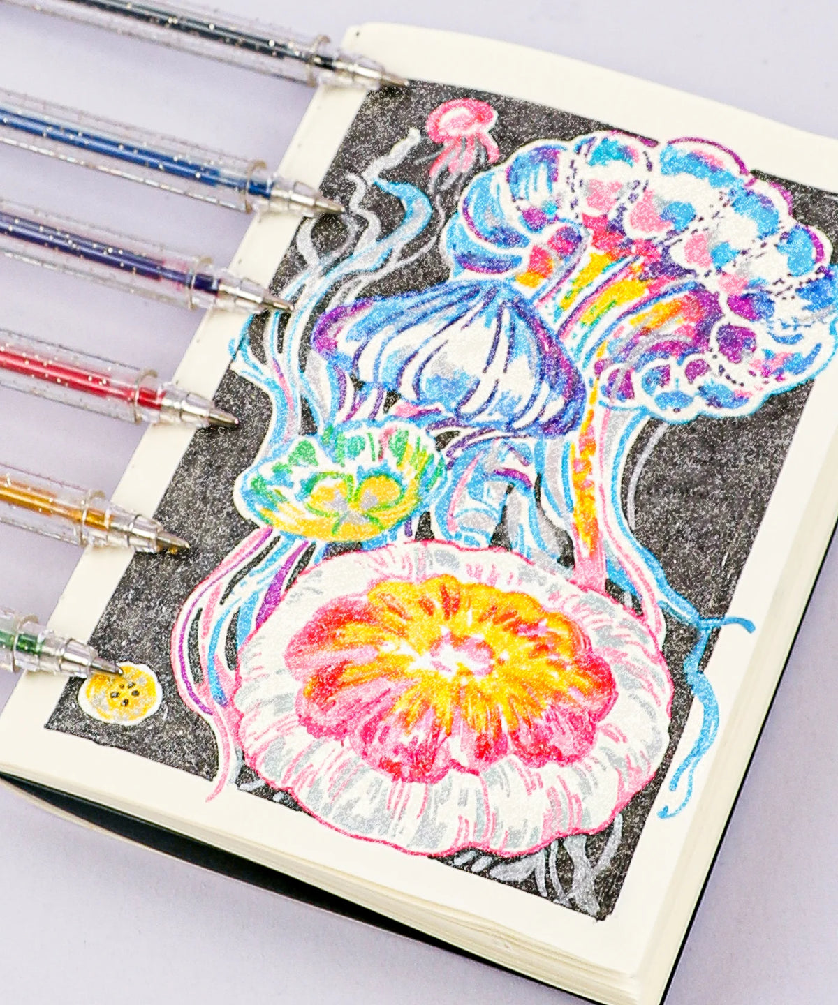 Iridescent Glitter Gel Ink Pen Set/18