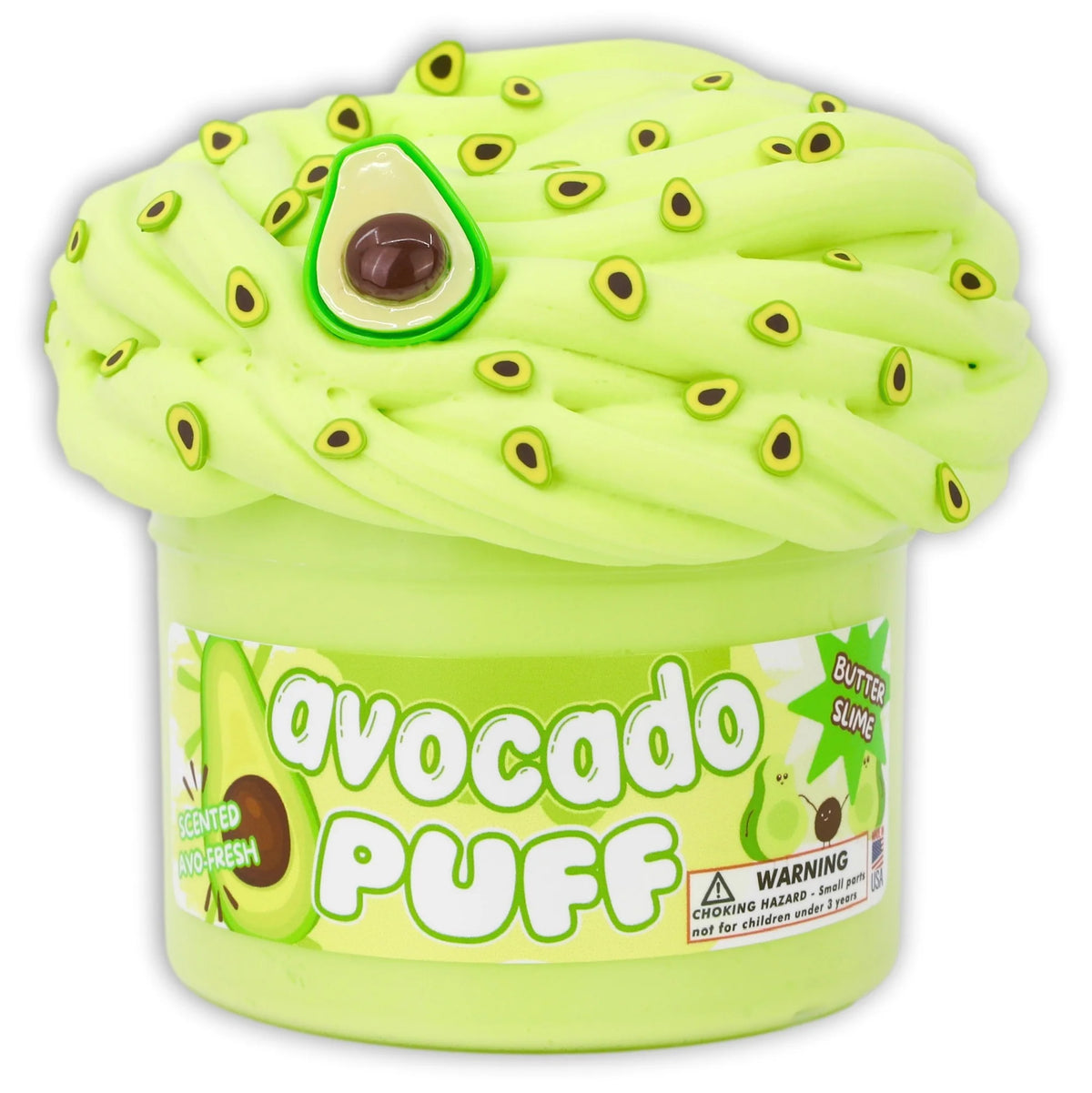 Avocado Puff Slime