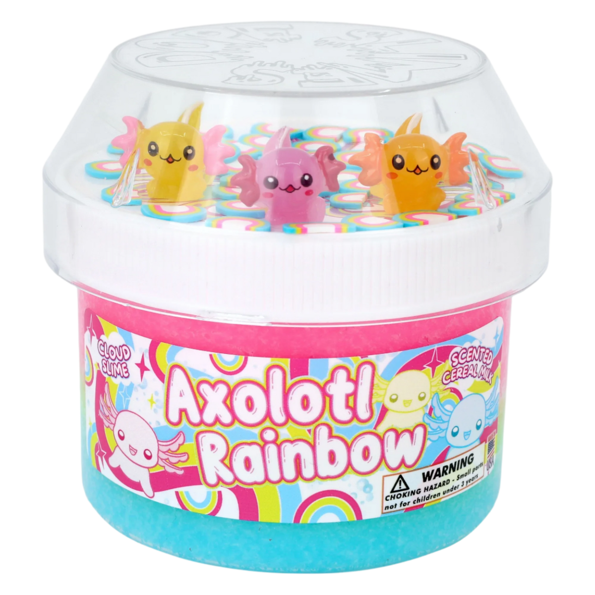 Axolotl Rainbow Slime