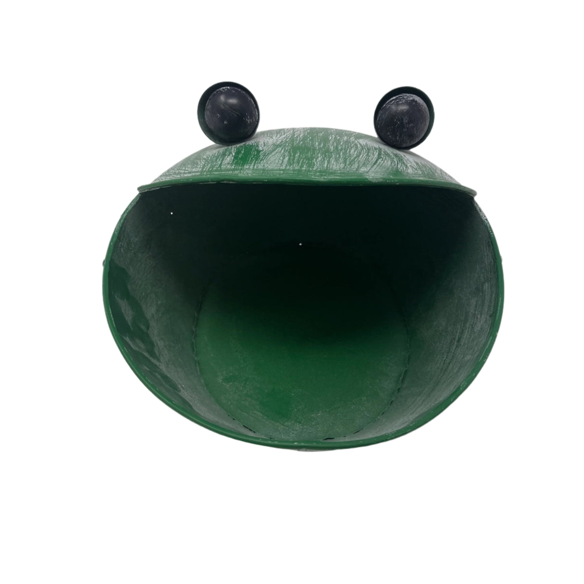 Metal Green Frog Mouth Container