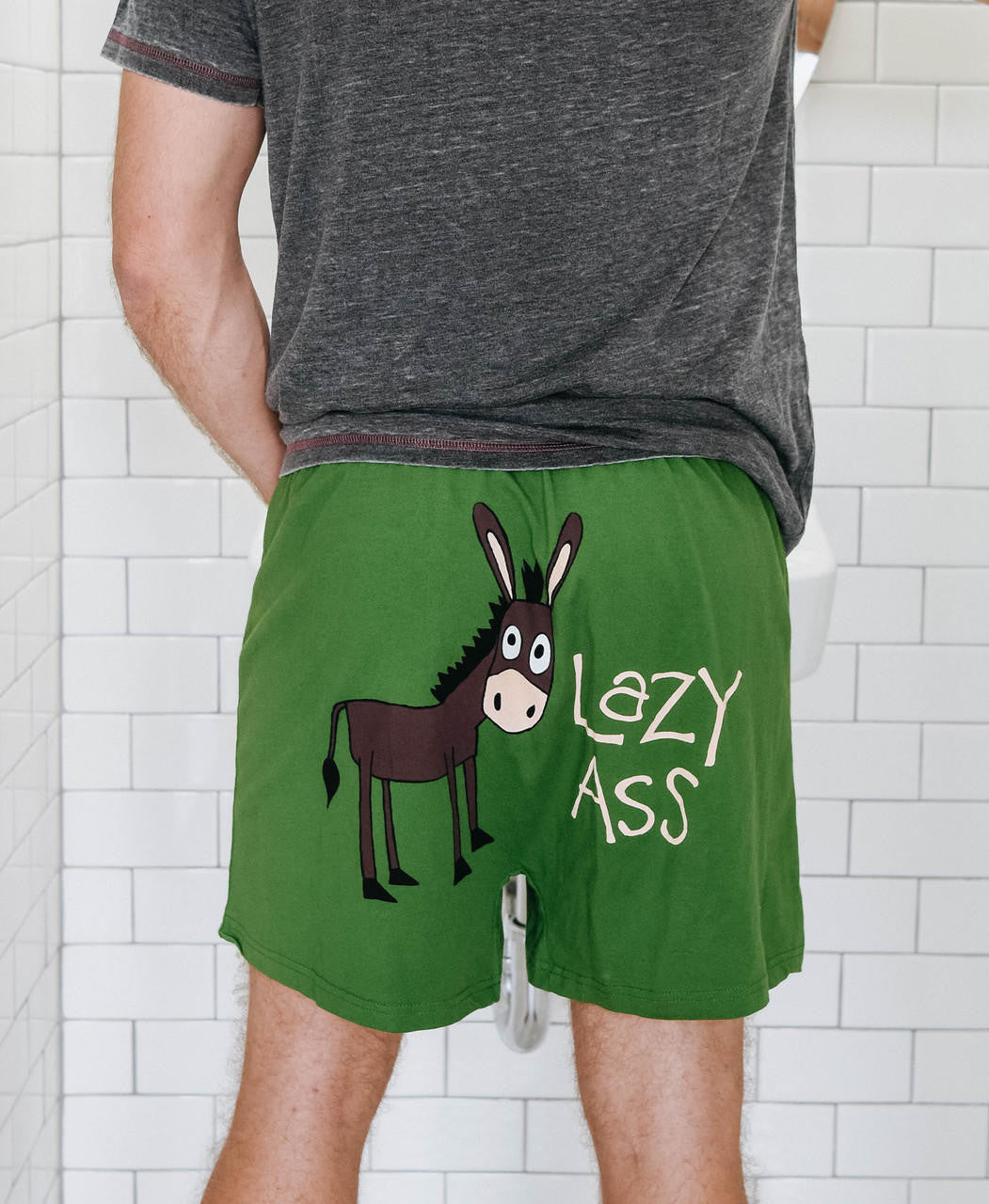 Lazy Ass Men&#39;s Donkey Funny Boxer
