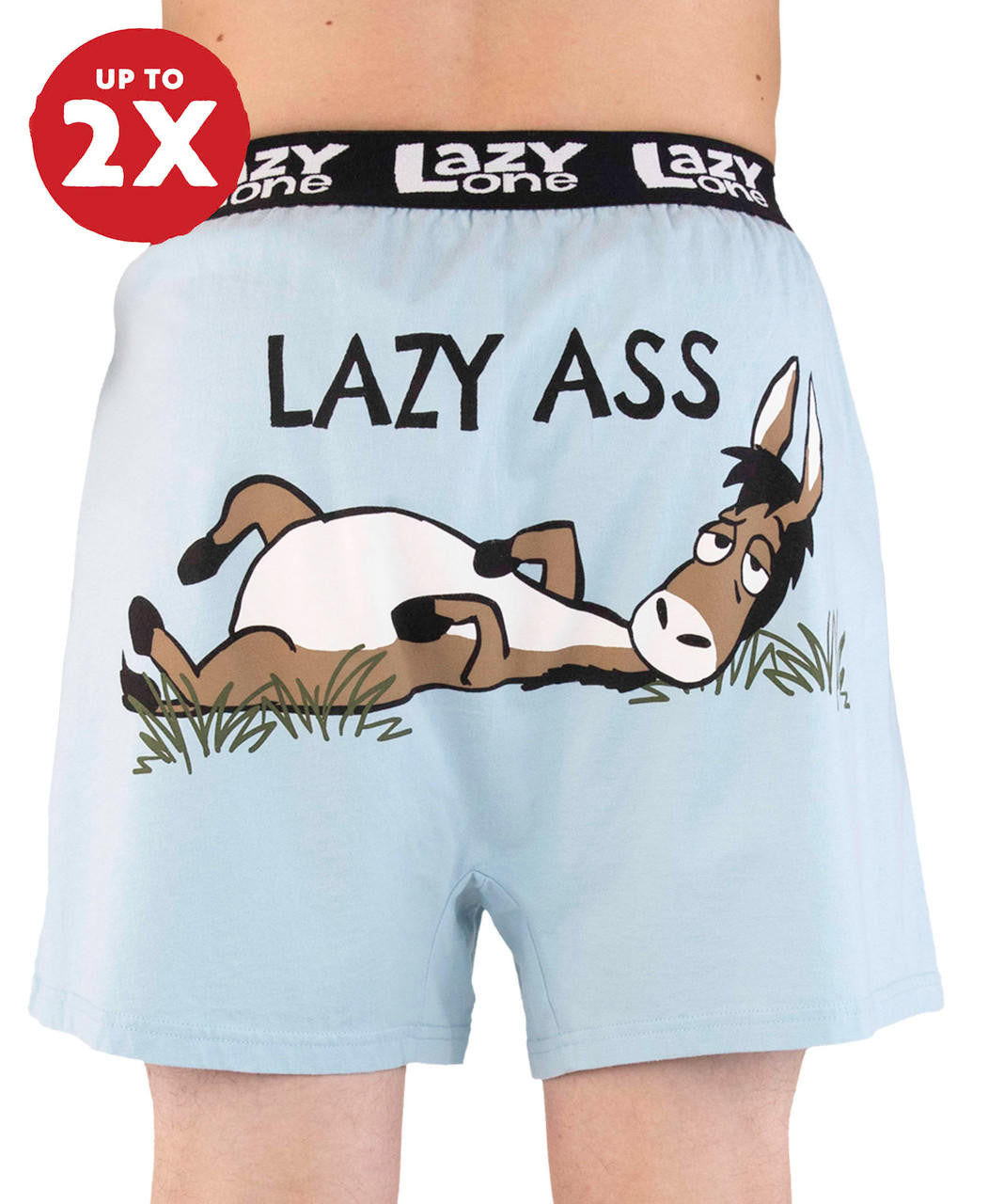 Lazy Ass Blue Men&#39;s Boxers