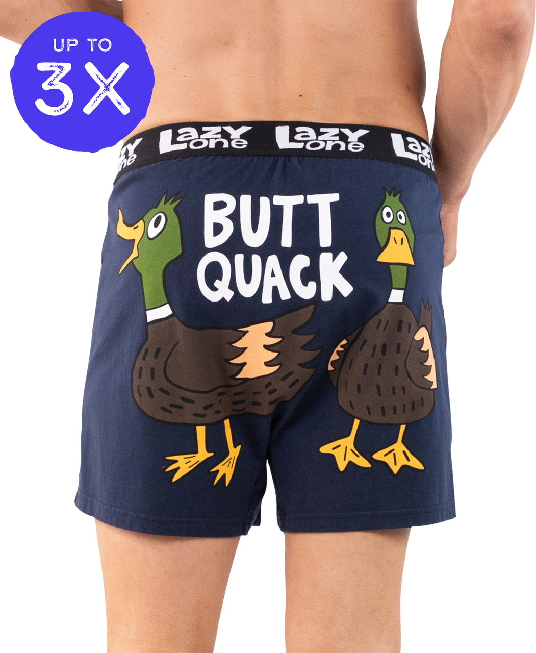 Butt Quack Duck Men&#39;s Boxers