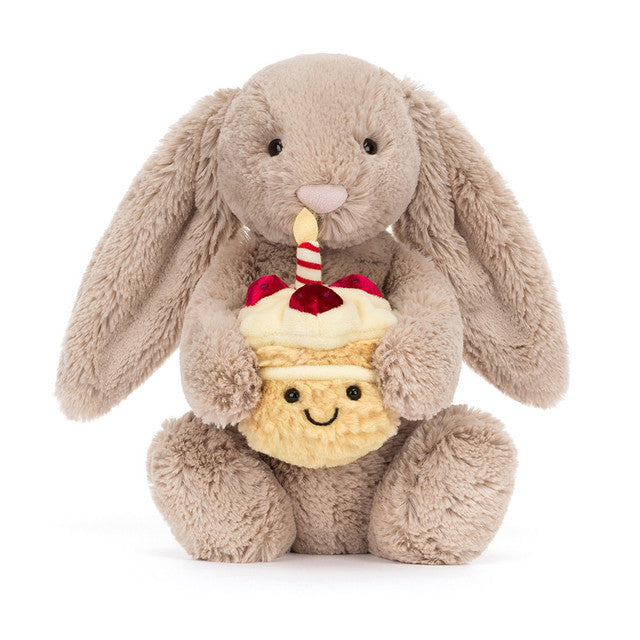 Bashful Beige Bunny Birthday