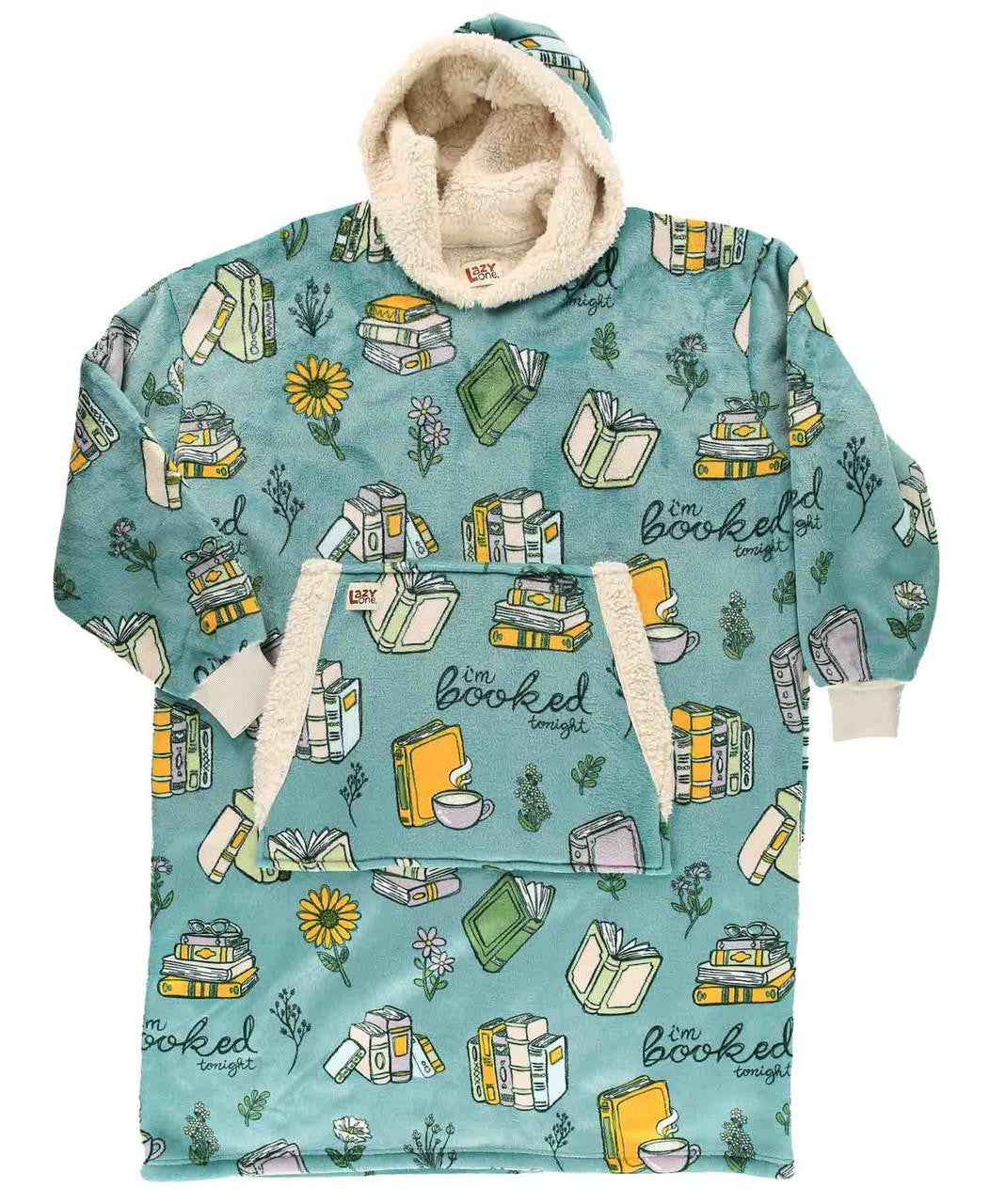 Booked Blanket Hoodie O/S