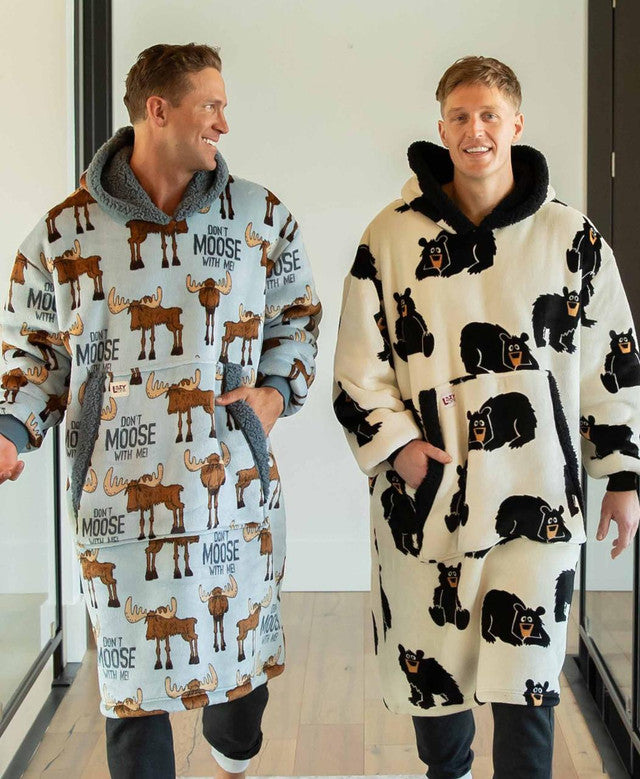 Don&#39;t Moose With Me Blanket Hoodie O/S