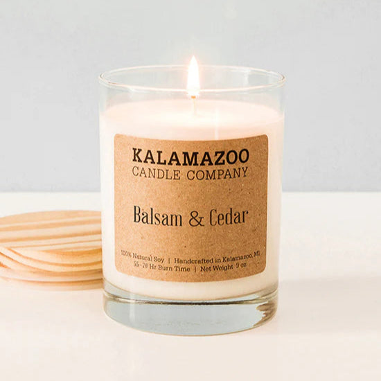 Kalamazoo Candle Balsam &amp; Cedar Candle 9oz