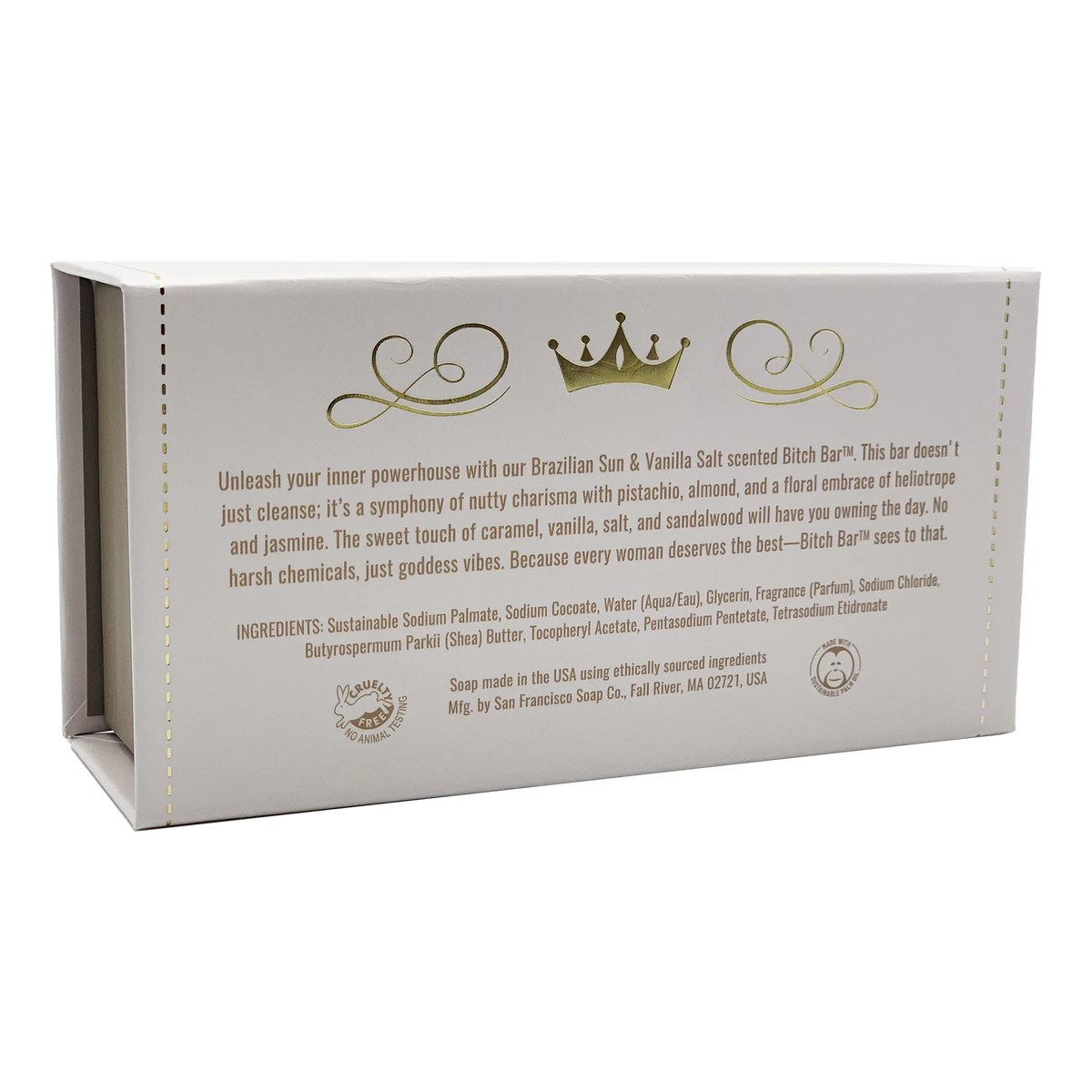 Empowered Bitch Bar Soap Brazilian Sun + Vanilla Salt