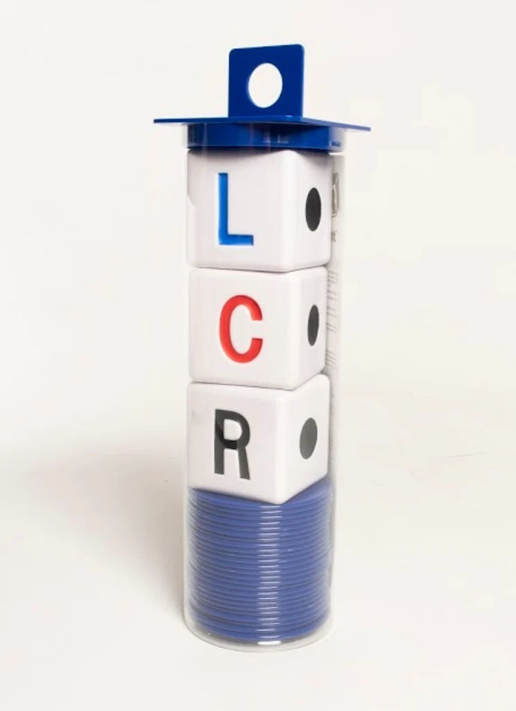 Big LCR Foam Dice Game