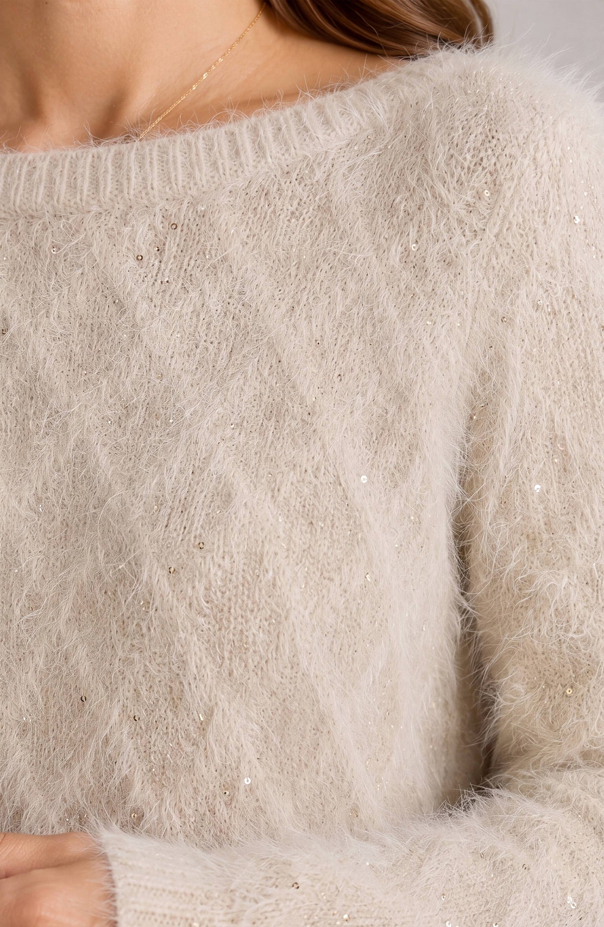 Long Sleeve Boatneck Sweater