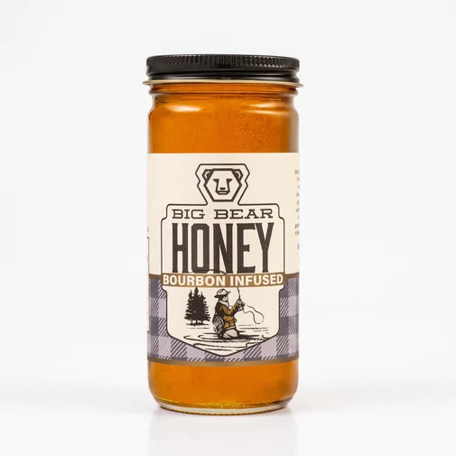 Bourbon Infused Honey 10oz Jar