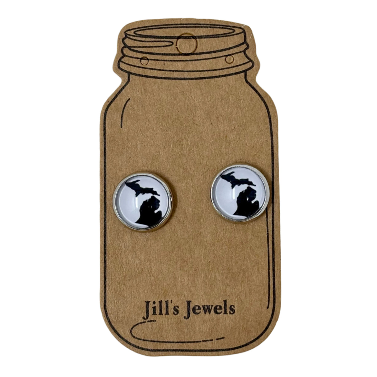 10mm Michigan Stud Earrings