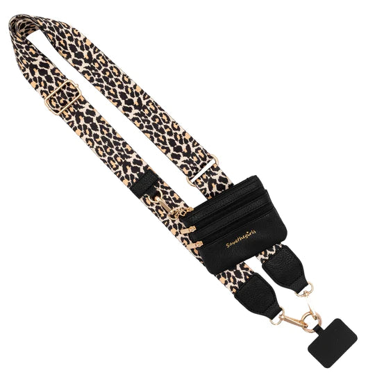 Save the Girls Clip &amp; Go Phone Strap w/ Zipper Pouch