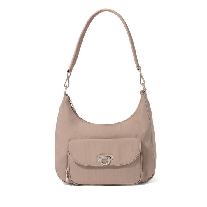 Coastal Flip Lock Half Moon Bag