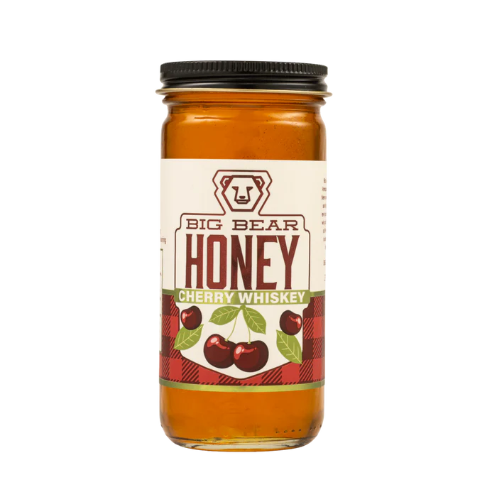 Cherry Whiskey Honey 10oz Jar