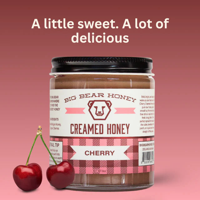 Cherry Creamed Honey 8oz Jar