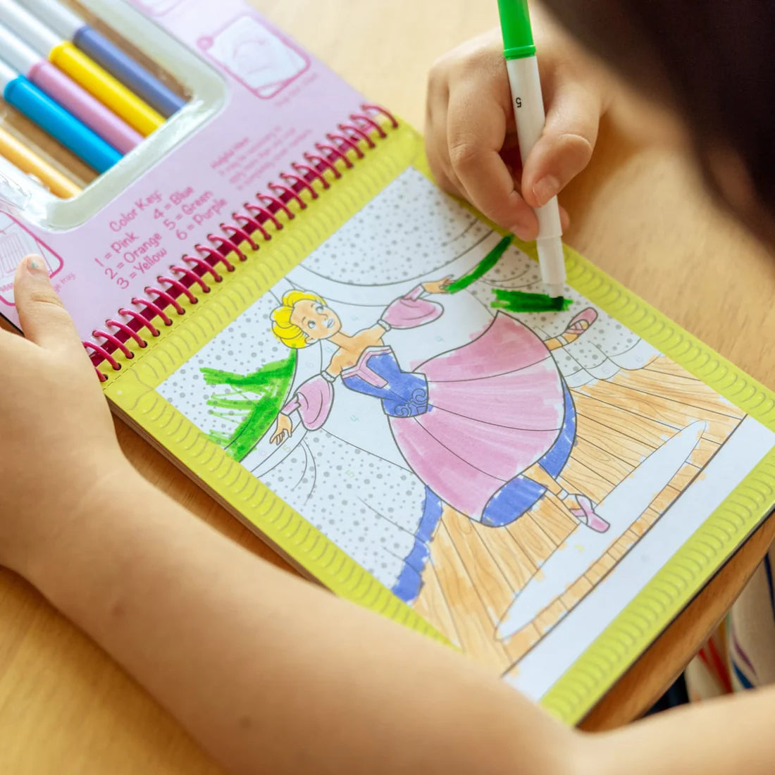 On The Go Color By Numbers Coloring Pad