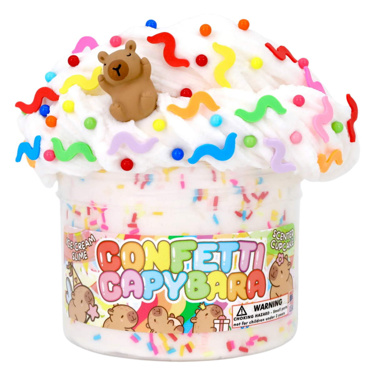 Confetti Capybara Slime