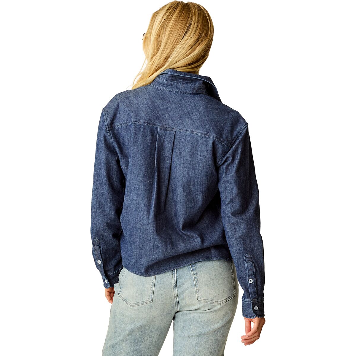 Claire Twill Shirt - Dark Indigo