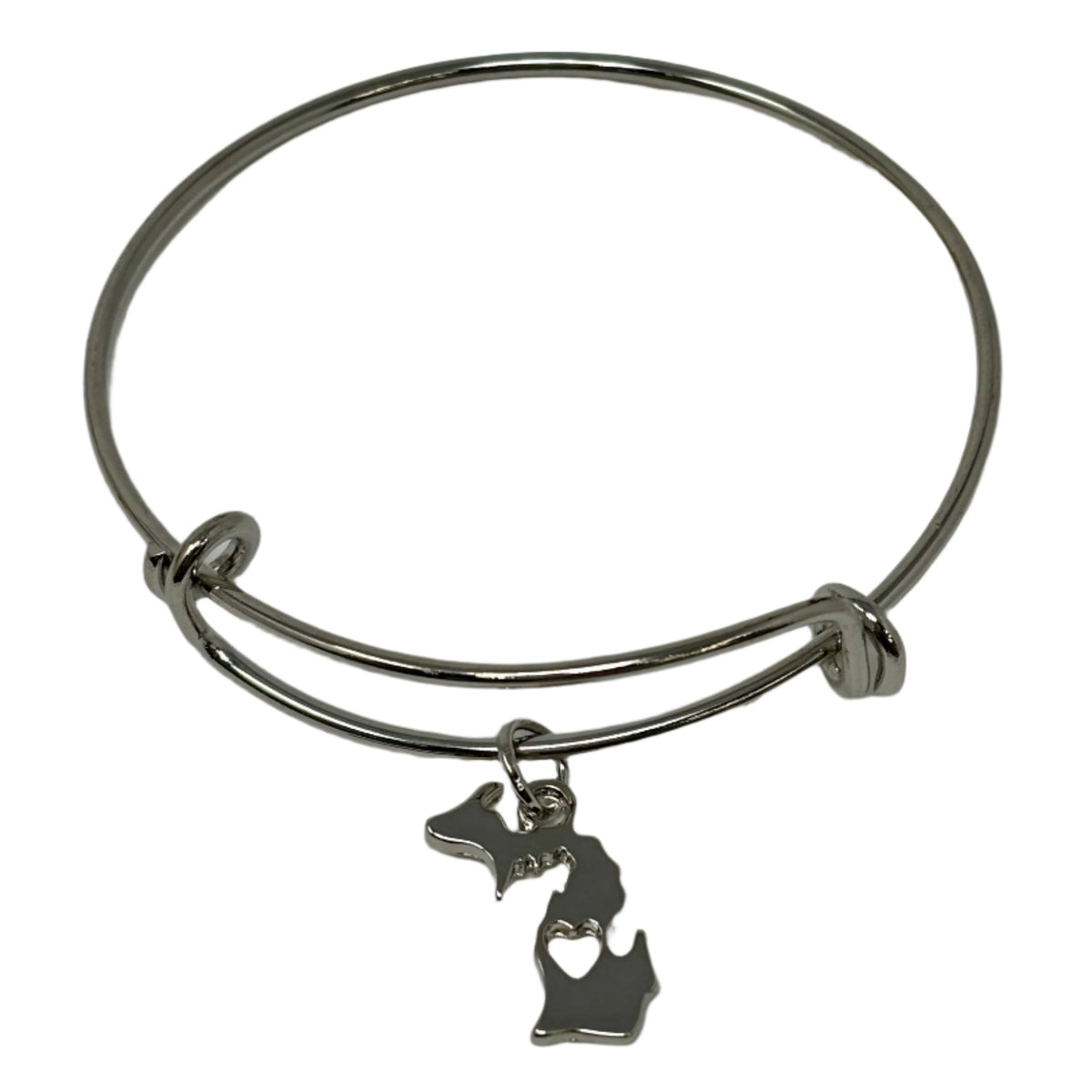 Michigan Heart Cutout Bracelet