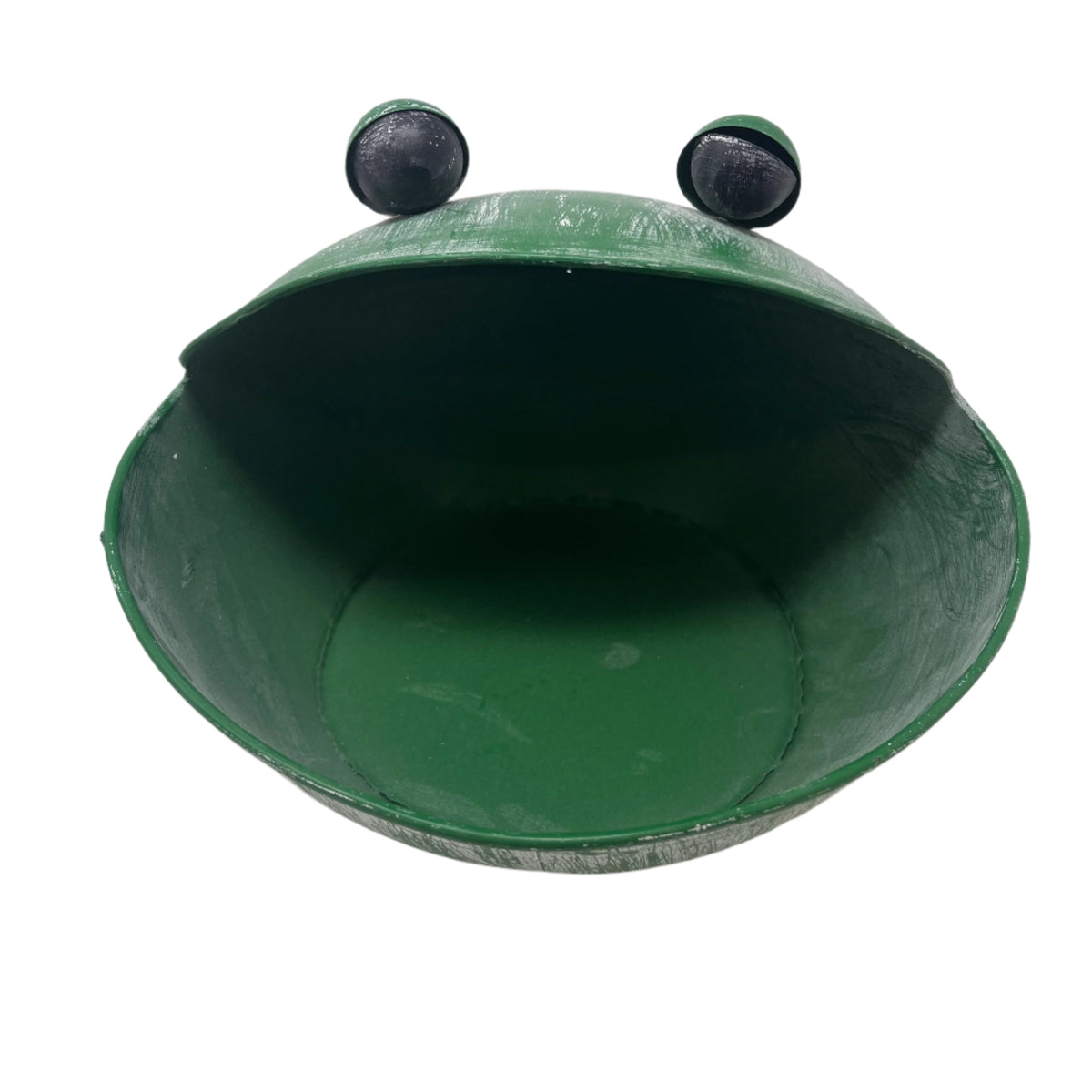 Metal Green Frog Mouth Container