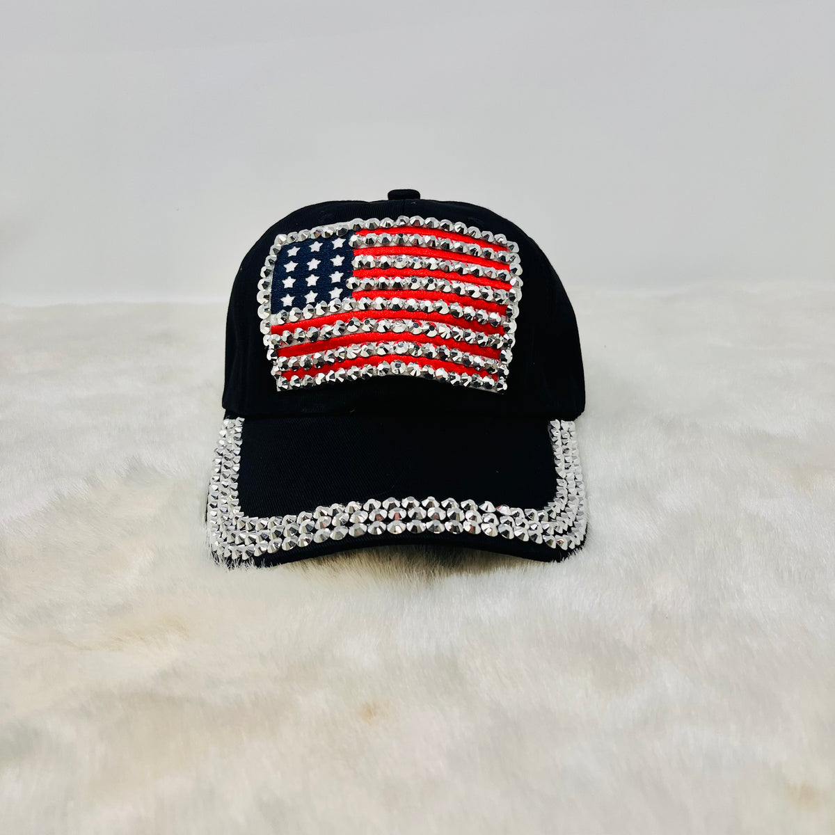 USA Bedazzled Ball Cap