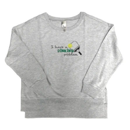 Lt Grey Dinking Problem Sweatshirt