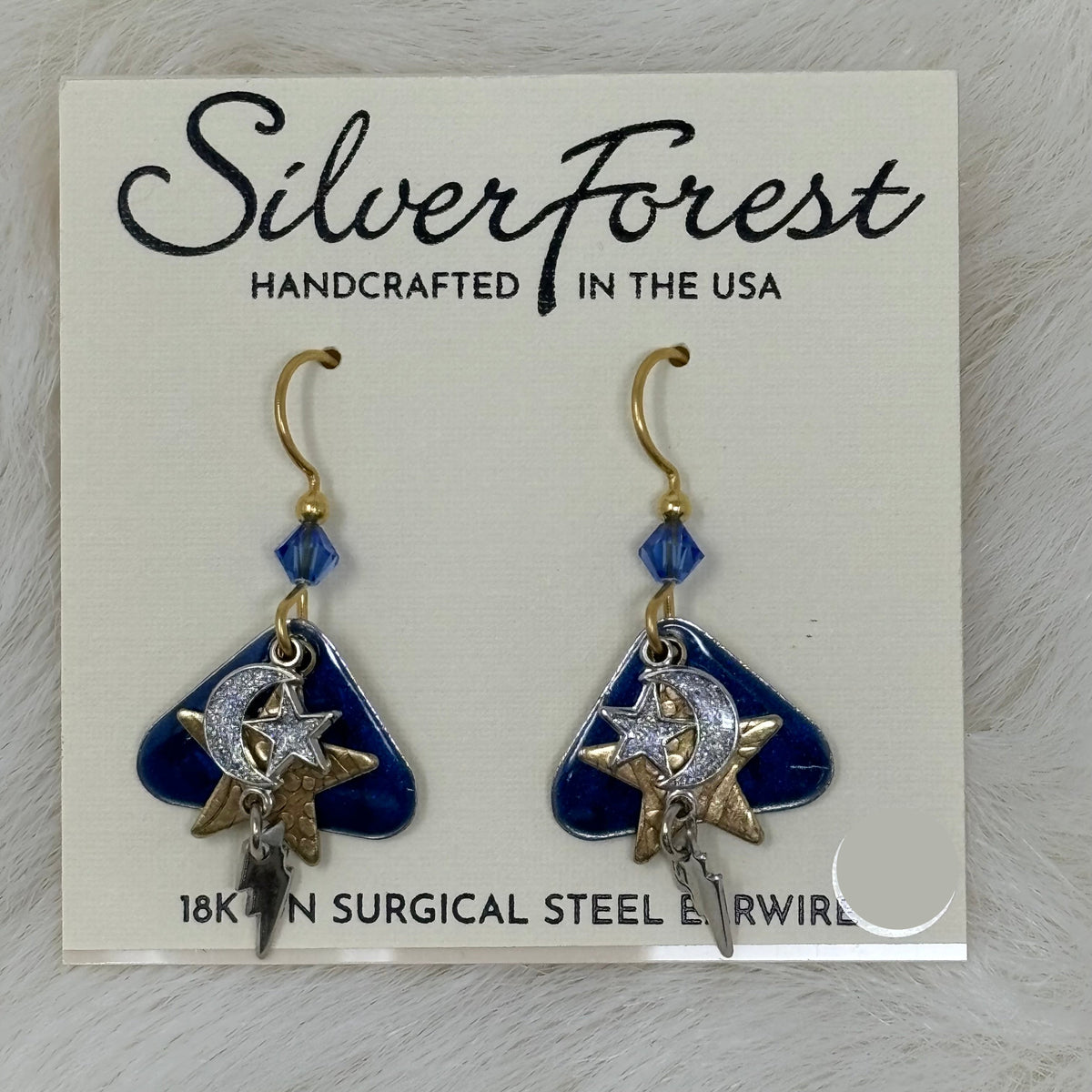 Blue Sky Story on Soft Diamonds Earrings