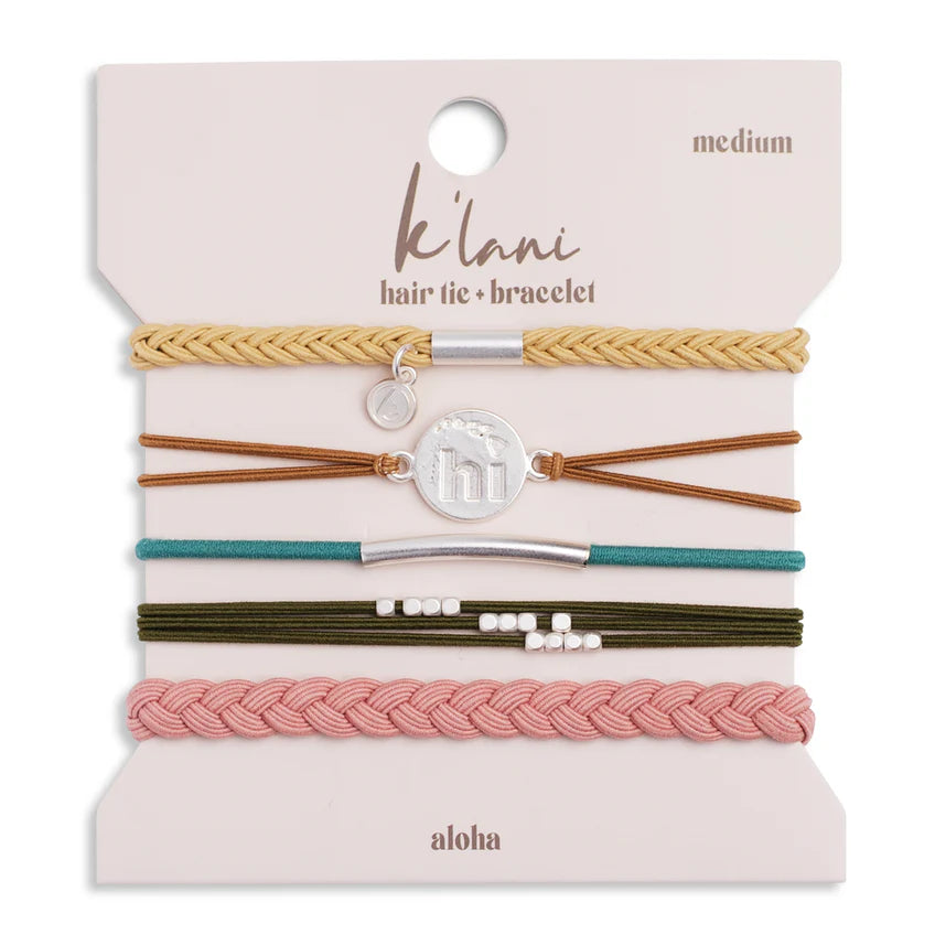 Aloha: Hair + Wrist Band
