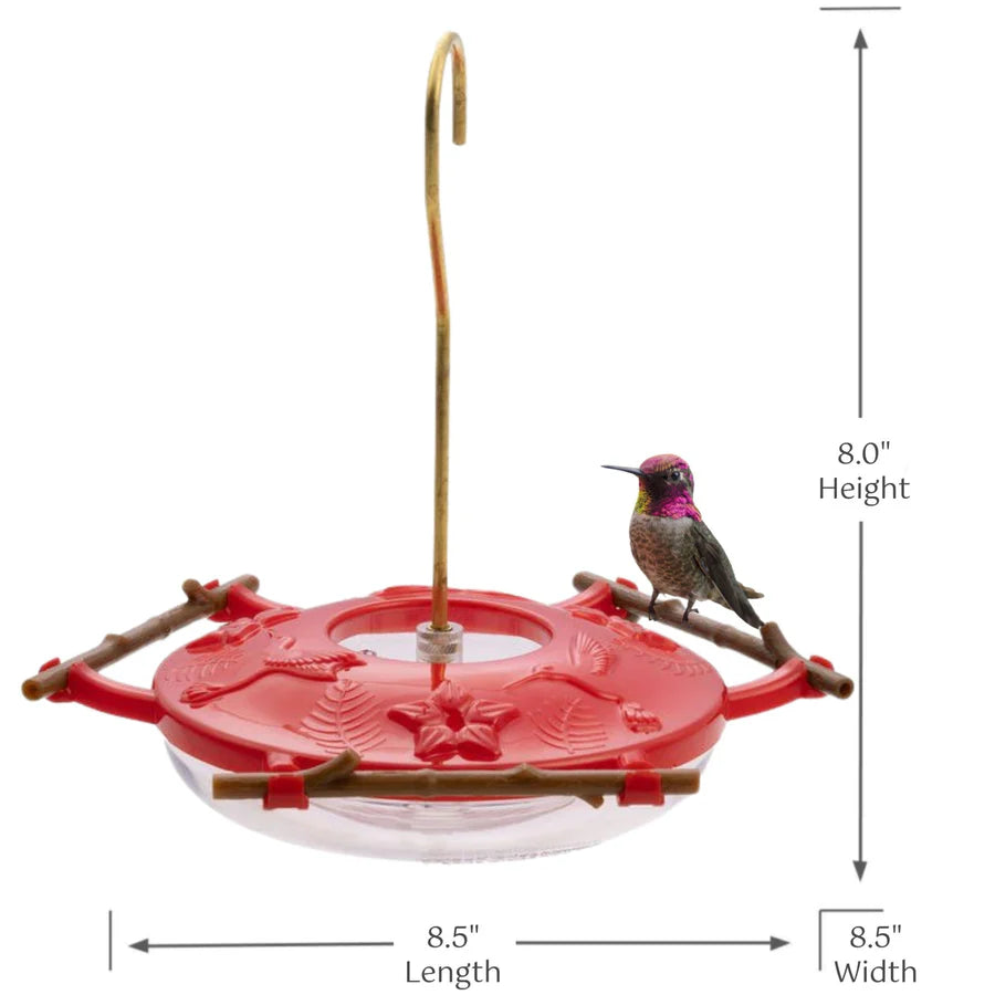Aspen Perch Hummingbird Feeder 8oz