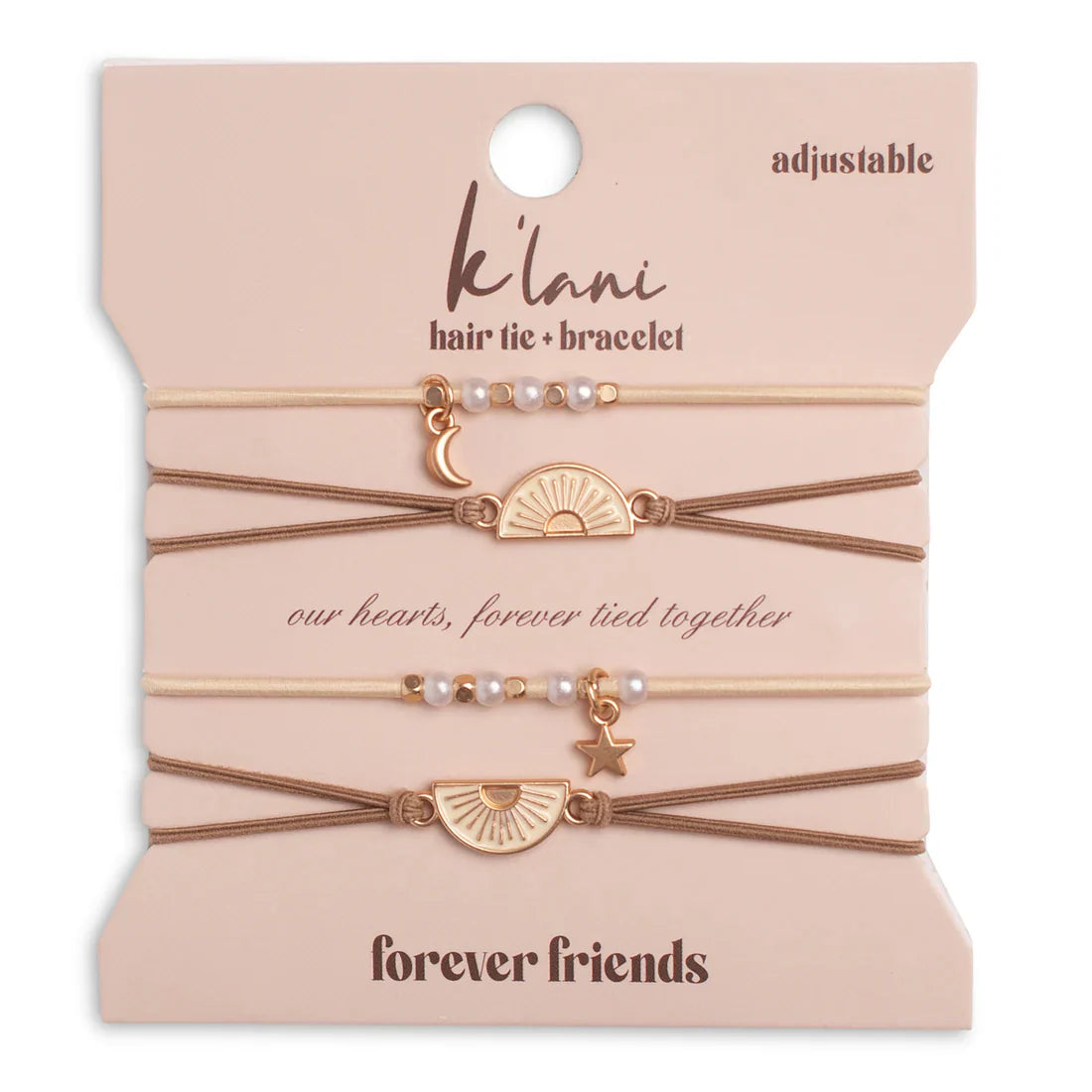 Forever Friends: Adjustable Hair + Wrist Band