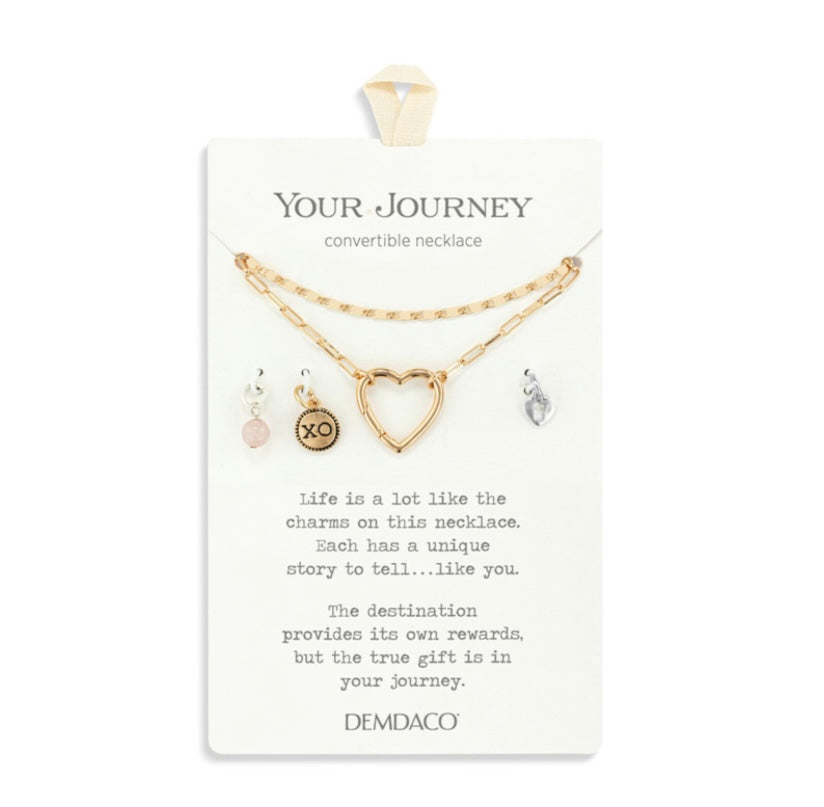 Your Journey convertible charm necklace