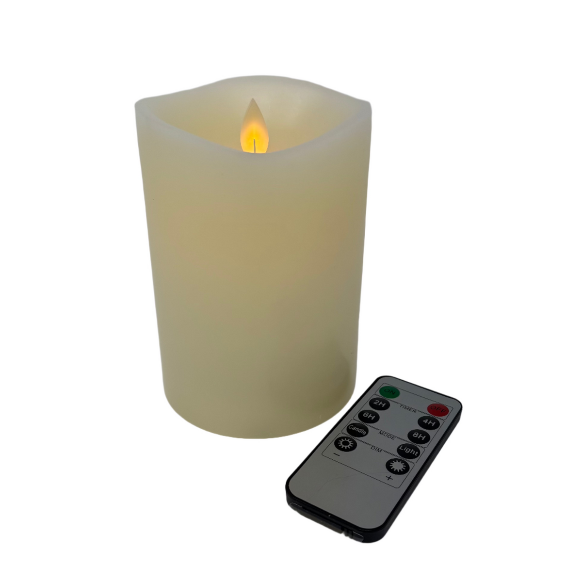 6&quot; LED Wax Pillar Candle