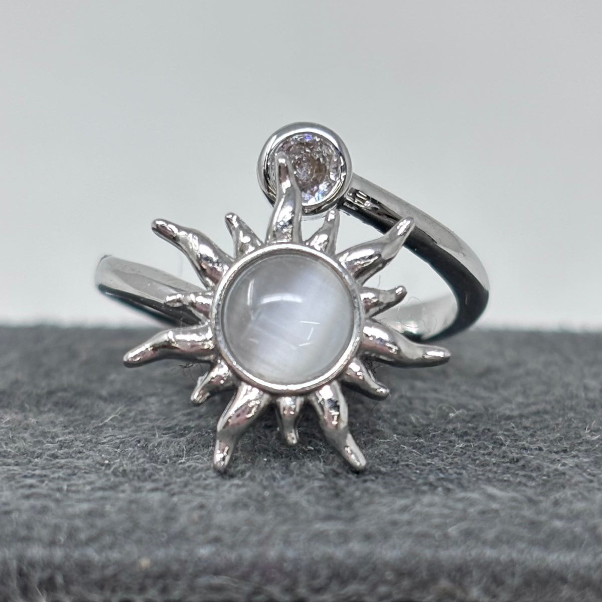 CZ Spinner Ring