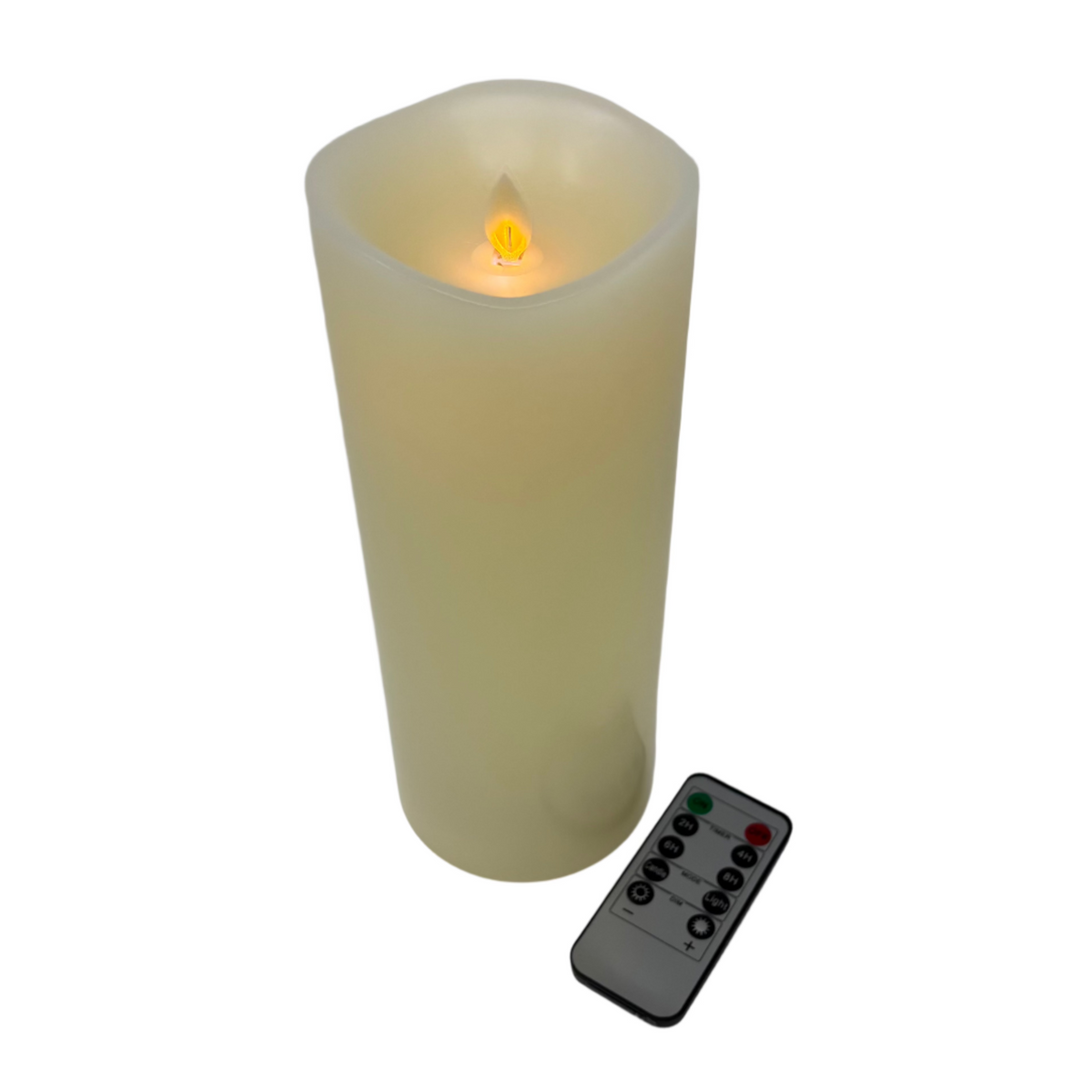 9&quot; LED Wax Pillar Candle