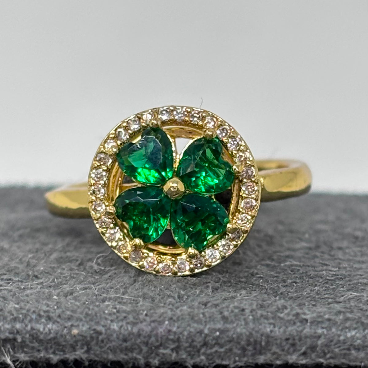 CZ Spinner Ring