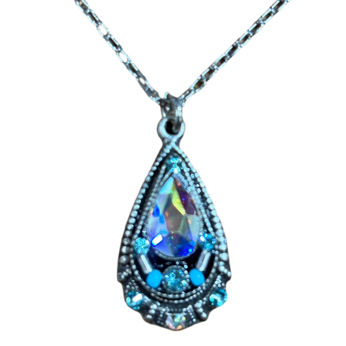 Simple Drop Pendant Necklace