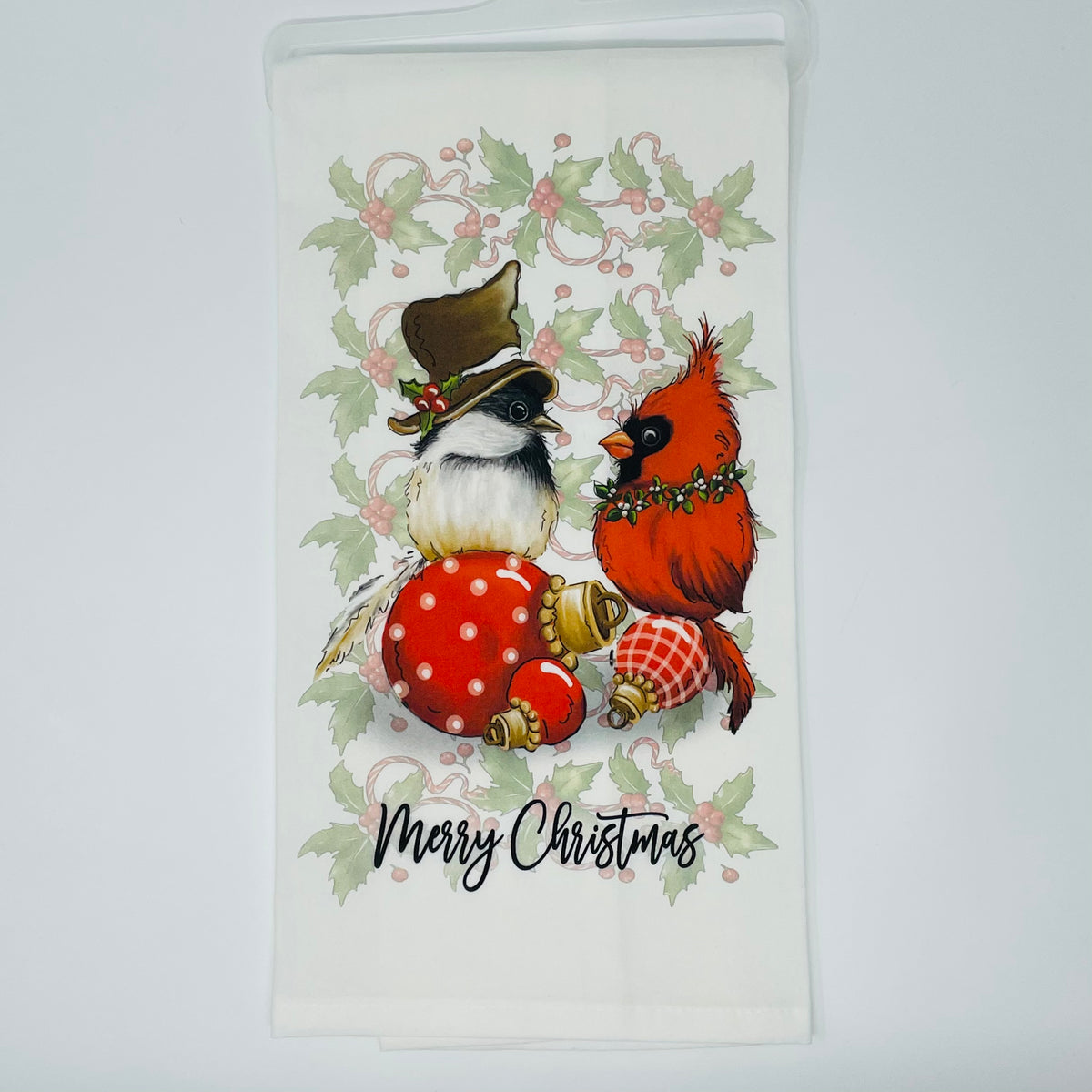 Christmas Flour Sack Tea Towel