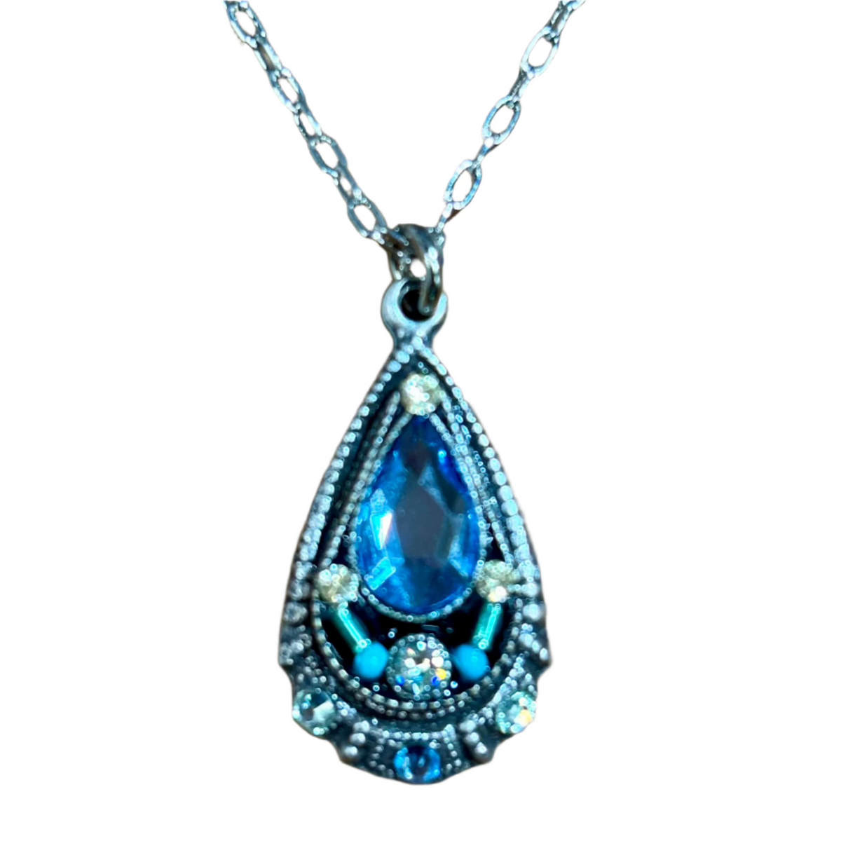 Simple Drop Pendant Necklace