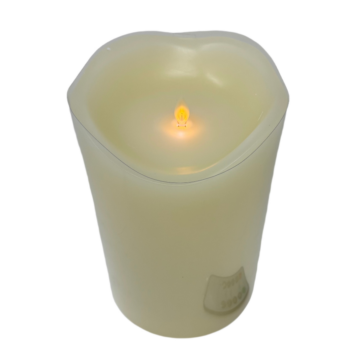 Big LED Wax Pillar Candle